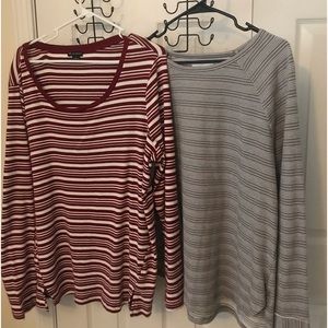 ❌ 2 New Direction l/s tops. Sz. XL